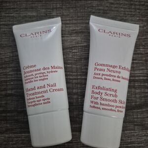 Clarins Beauty Bundle #2 ♥️ Hand & Nails Cream - Body Scrub